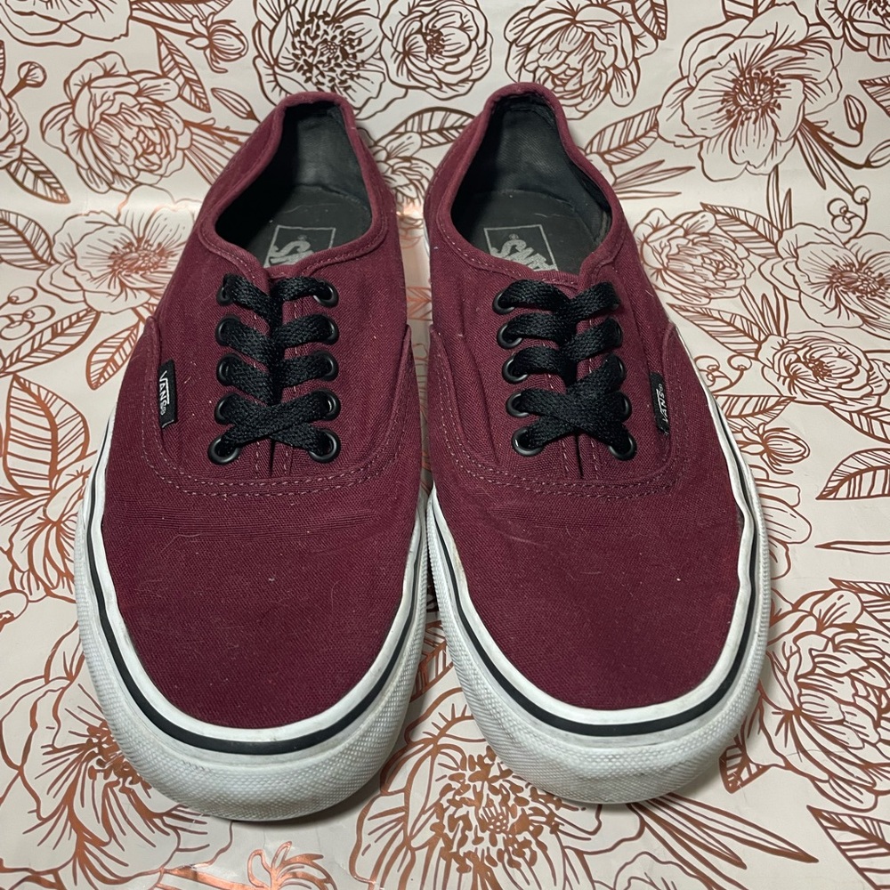 Maroon Vans
